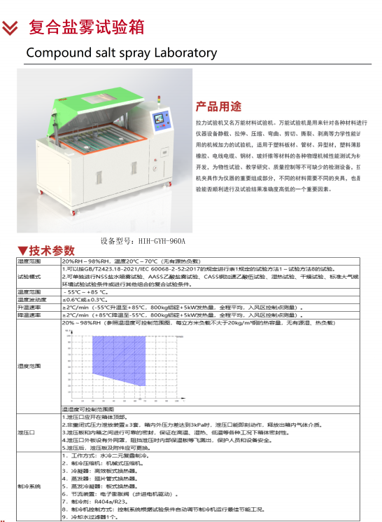 復(fù)合鹽霧試驗箱
